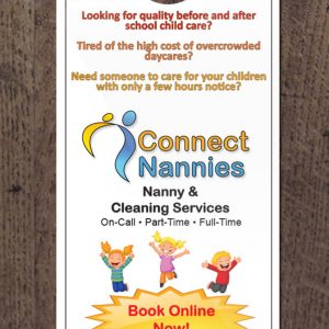Connect Nannies Door Hanger Connect Nannies Door Hanger