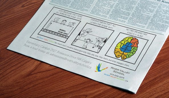 River Valley School Newspaper Ad