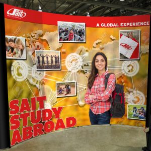 SAIT Study Abroad Tradeshow Booth Concept SAIT Study Abroad Tradeshow Booth Concept