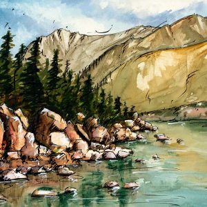 Weird Rock Beach - 2010 - 15x22