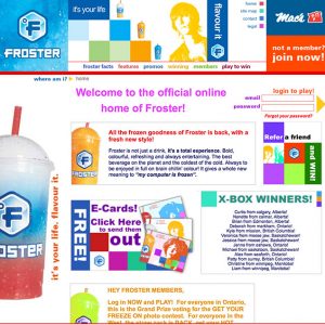 froster.ca – 2004/2005 froster.ca - 2004/2005