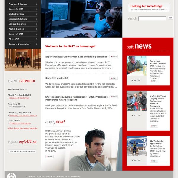 sait.ca: 2006-2009 sait.ca: 2006-2009